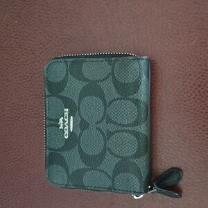 Coach black ladies wallet